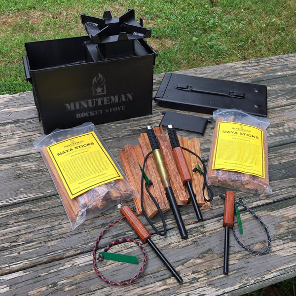 Minuteman Deluxe Stove / Fire Makers Kit (Save $45) – Minuteman