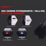 Powertac  E9R-G4 - 2550 Lumen USB Rechargeable Tactical Flashlight